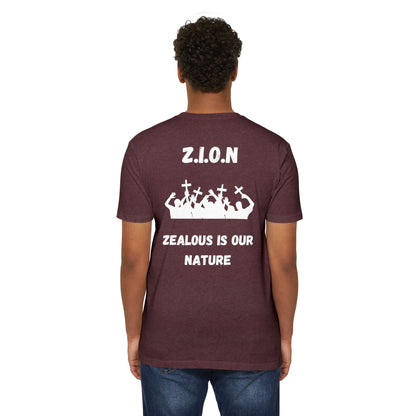 Adult Zion White Words & Image