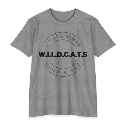 Wildcats Christian Black Letters & Picture