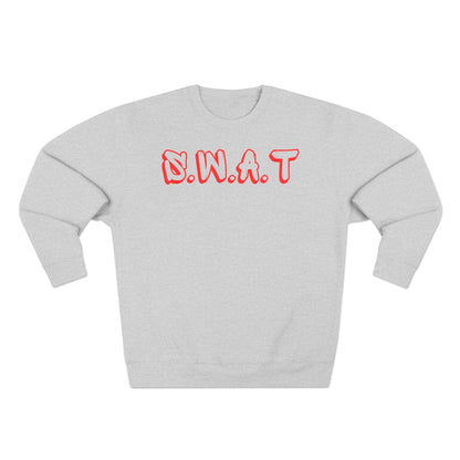 Swat Christian Red Words Crewneck