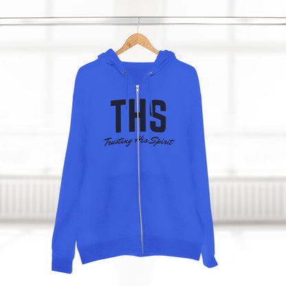 Adult THS Christian  Black Letters Hoodie Zipper