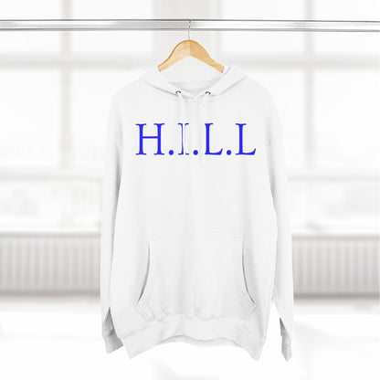 Hill Christian Blue Words Hoodie