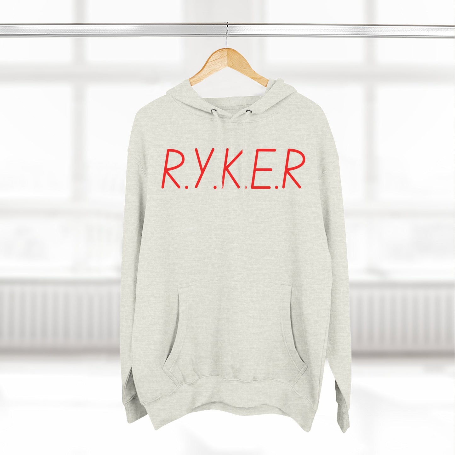 RYKER Christian Red Letters Hoodie