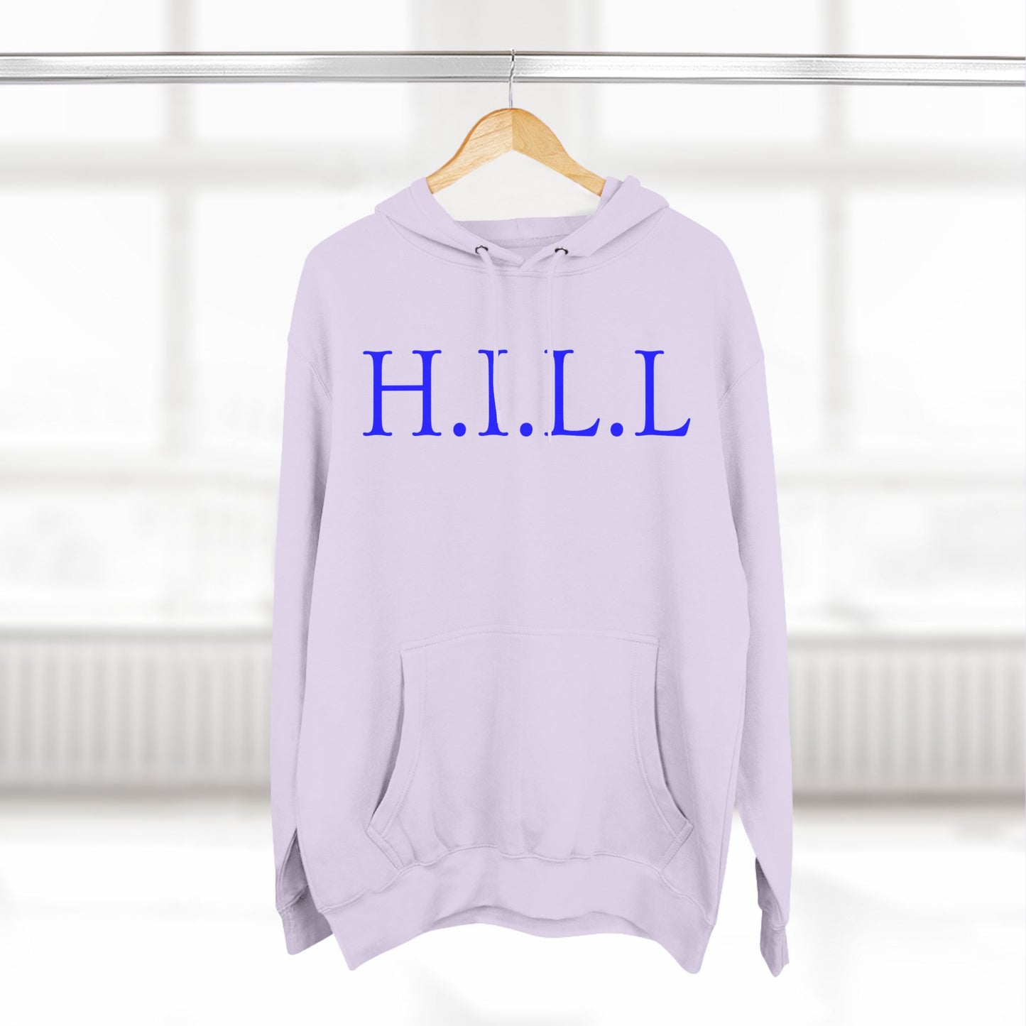 Hill Christian Blue Words Hoodie
