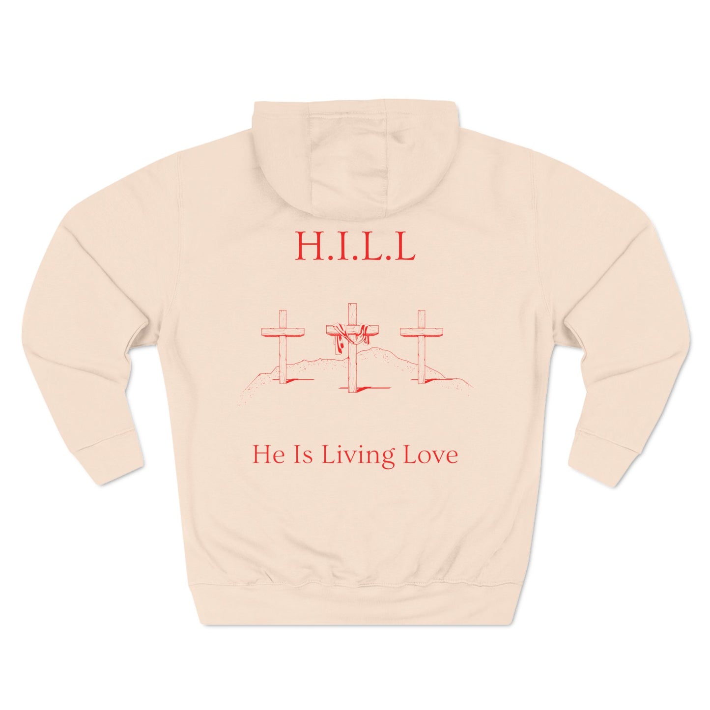 Hill Christian Red Words Hoodie