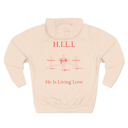 Hill Christian Red Words Hoodie