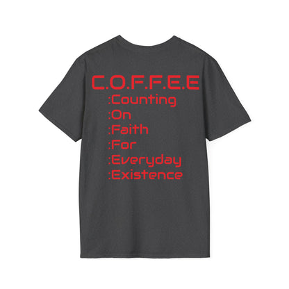 Adult Coffee Christian Red Words Only
