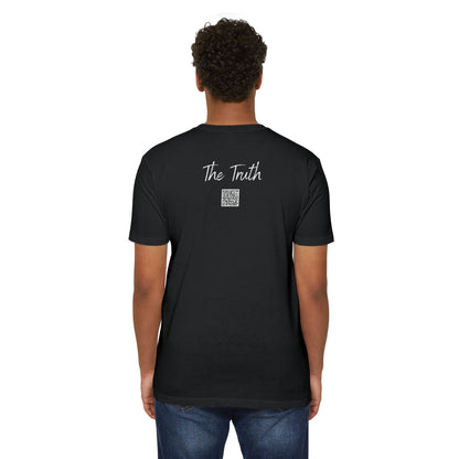 The Truth QR Code White Words