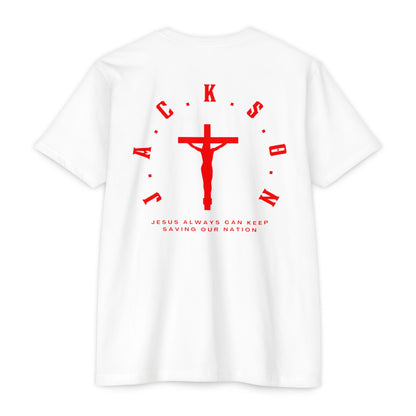 Jackson Red Cross & Letters Blended