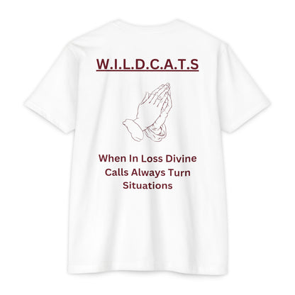 Wildcats Christian Marron Letters & Picture