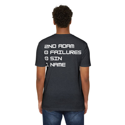 Adult 2001 Christian White Words Premium Tee