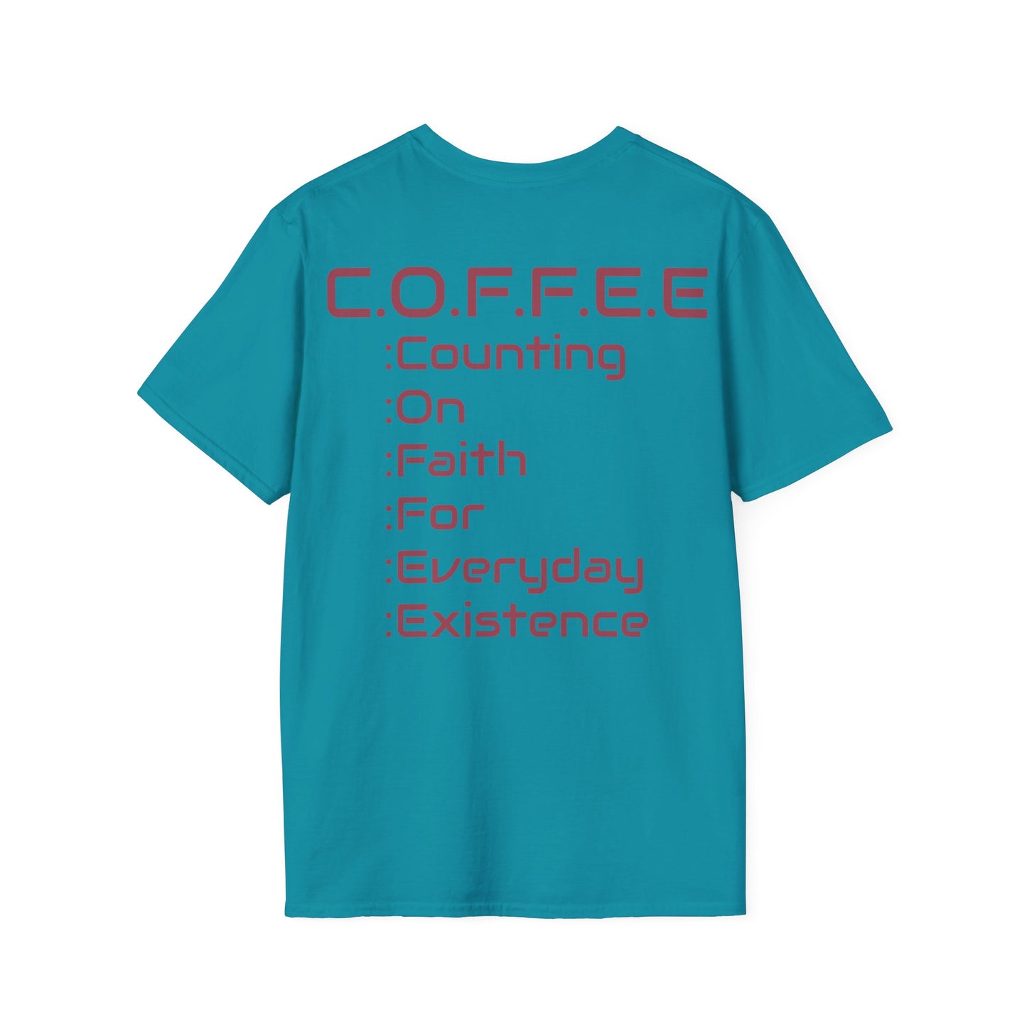 Adult Coffee Christian Marron Words Only