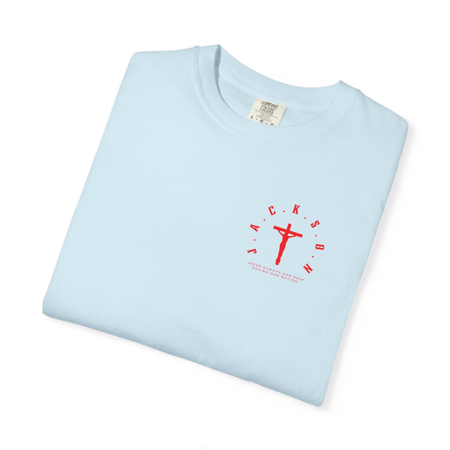 Jackson Believing Christian Red Letters & Cross
