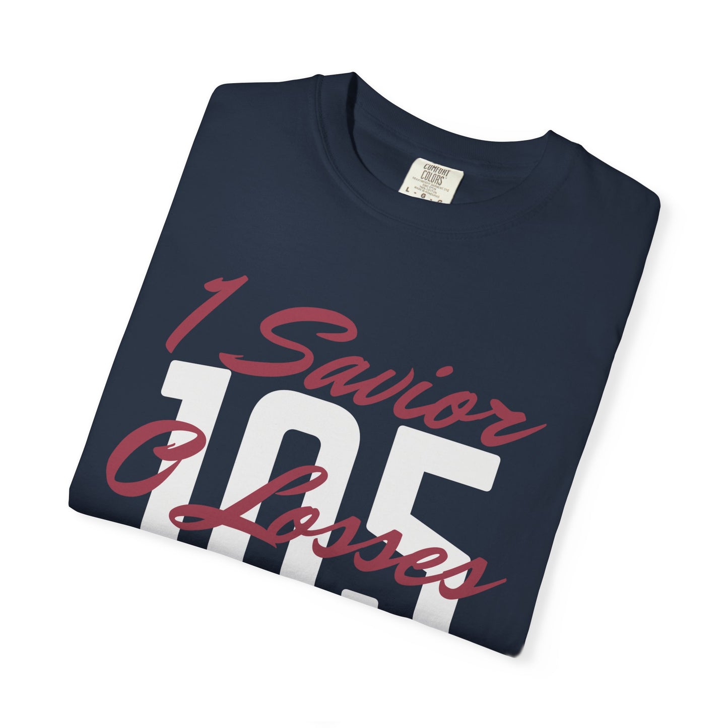 Adult 105 Christian Marron and White Letters