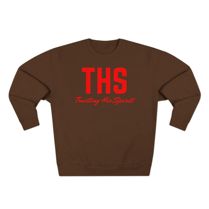 Adult THS Christian Red Letters Crewneck