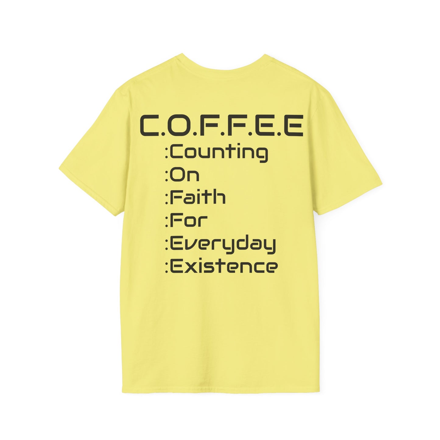 Adult Coffee Christian Black Words Only