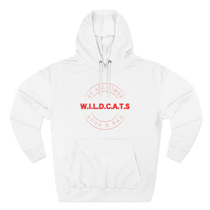 Wildcats Christian Red Letters & Picture Hoodie