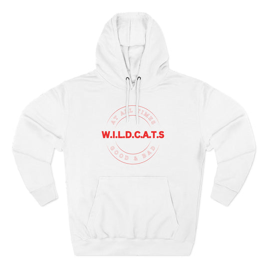 Wildcats Christian Red Letters & Picture Hoodie