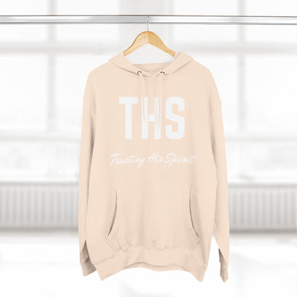 Adult THS Christian White Letters Hoodie