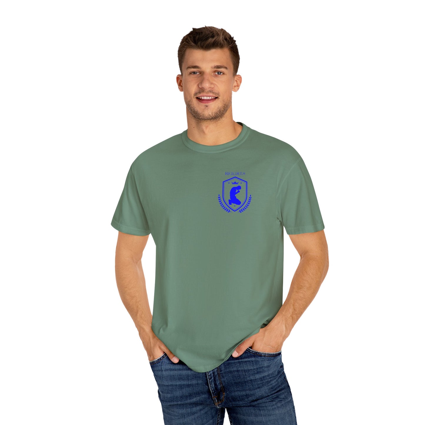 Heights Christian Blue Letters & Image