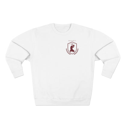 Heights Christian Marron Letters & Image Crewneck