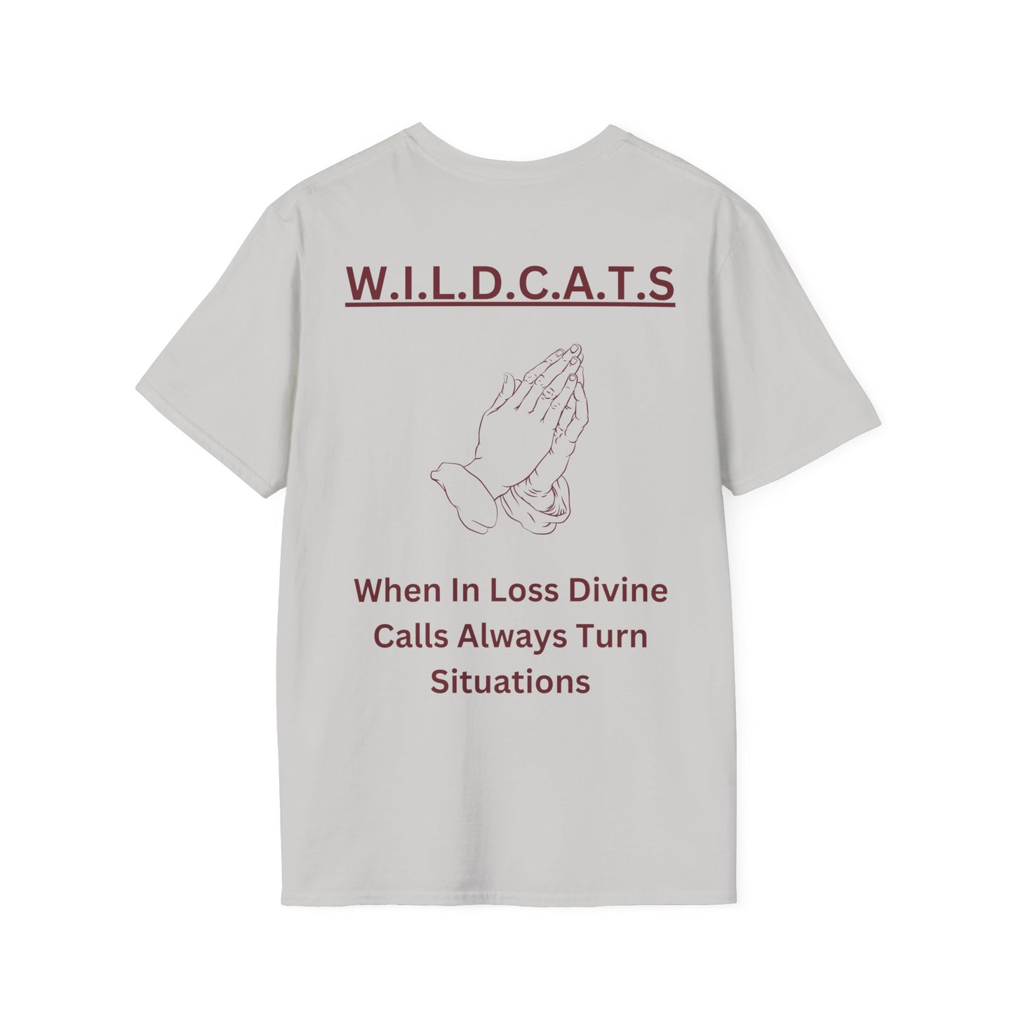 Wildcats Christian Marron Letters & Picture