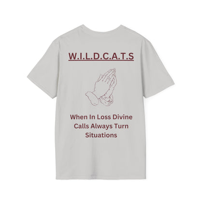 Wildcats Christian Marron Letters & Picture