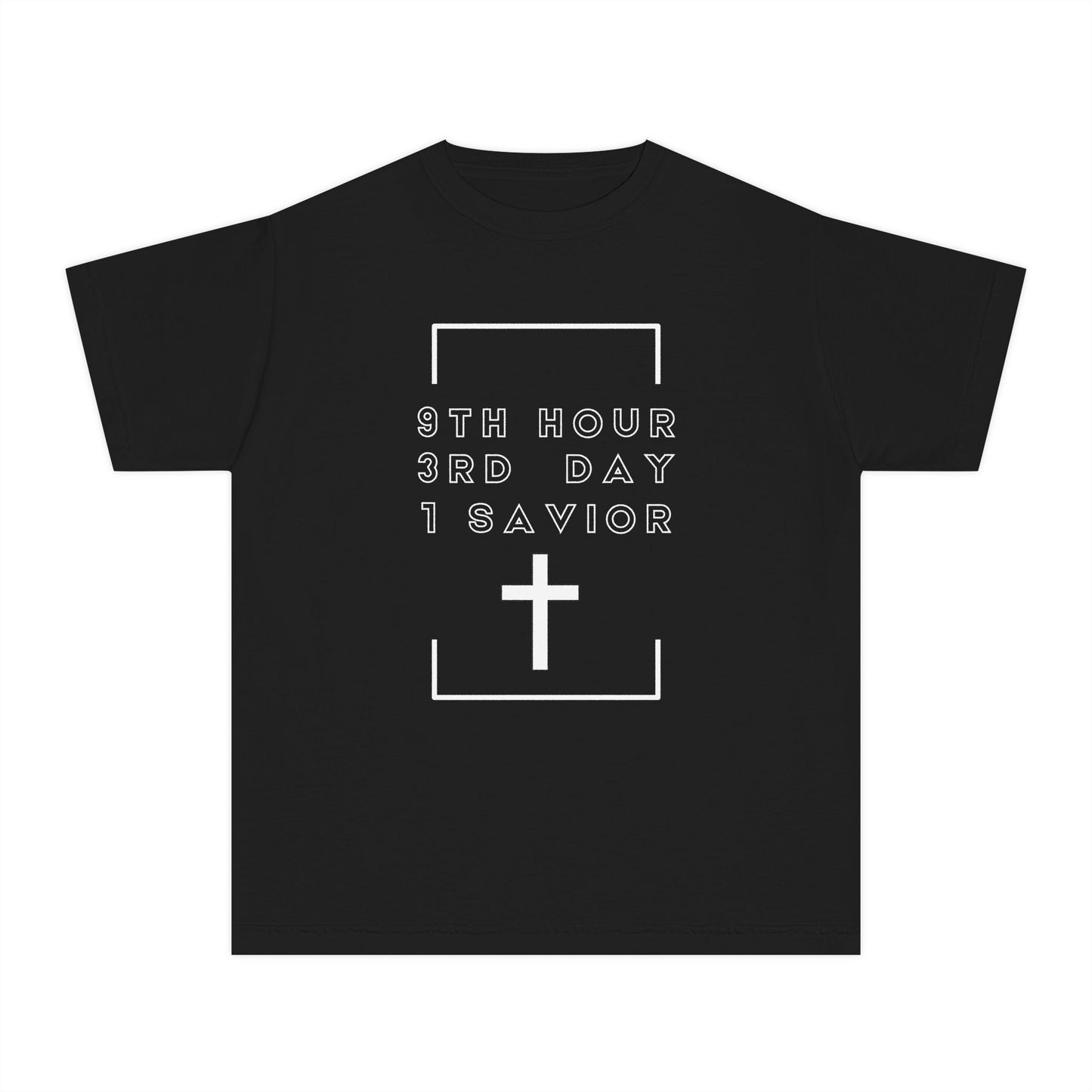 Youth 931 Christian White Words Heavyweight Tee