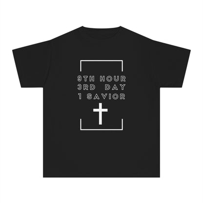 Youth 931 Christian White Words Heavyweight Tee