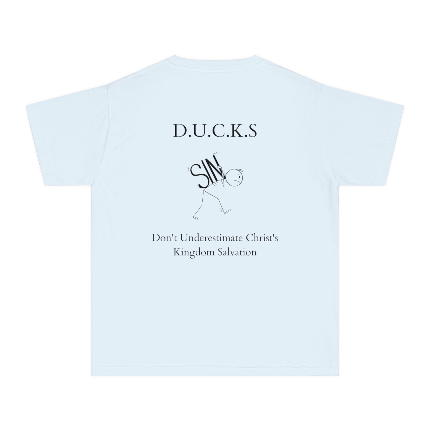Youth Ducks Christian Black Words