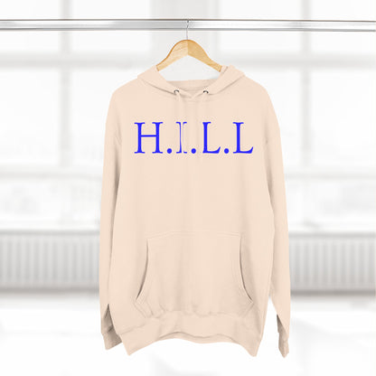 Hill Christian Blue Words Hoodie