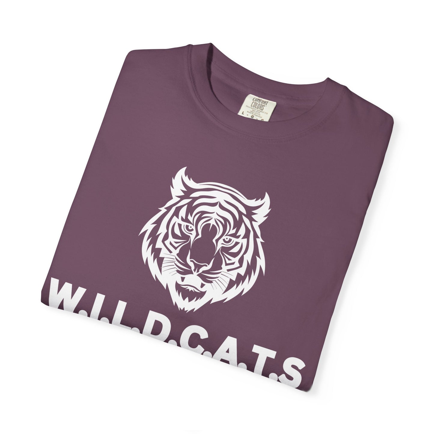 Wildcats Christian White Letters & Picture Specialty