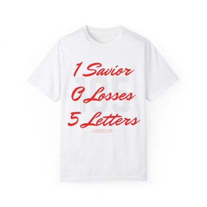 Copy of Adult 105 Christian Red and White Letters