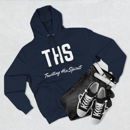Adult THS Christian White Letters Hoodie