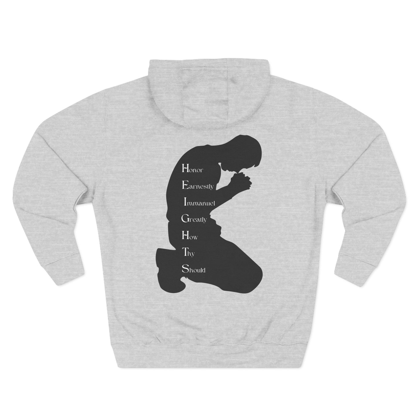 Adult Heights Black Pullover Hoodie
