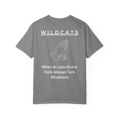 Wildcats Christian White Letters & Picture Specialty