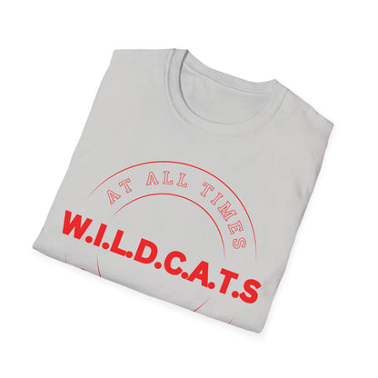 Wildcats Christian Red Letters & Picture