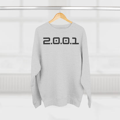 Adult 2001 Christian Black Words Crewneck