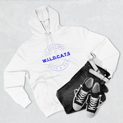 Wildcats Christian Blue Letters & Picture Hoodie