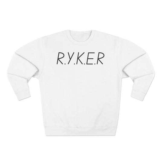 RYKER Christian Black Letters Crewneck