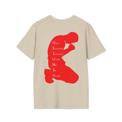 Heights Christian Red Letters & Image