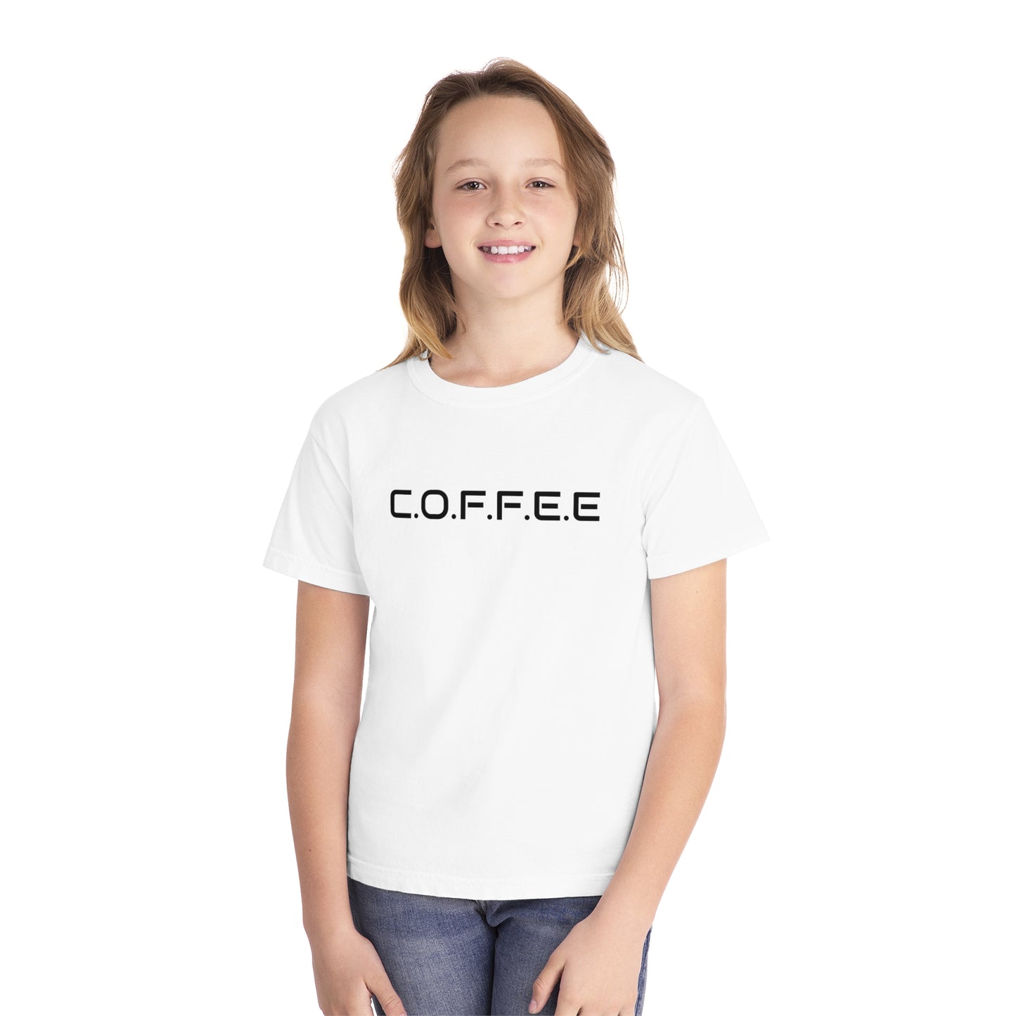 Youth Adult Coffee Christian Black Words Only
