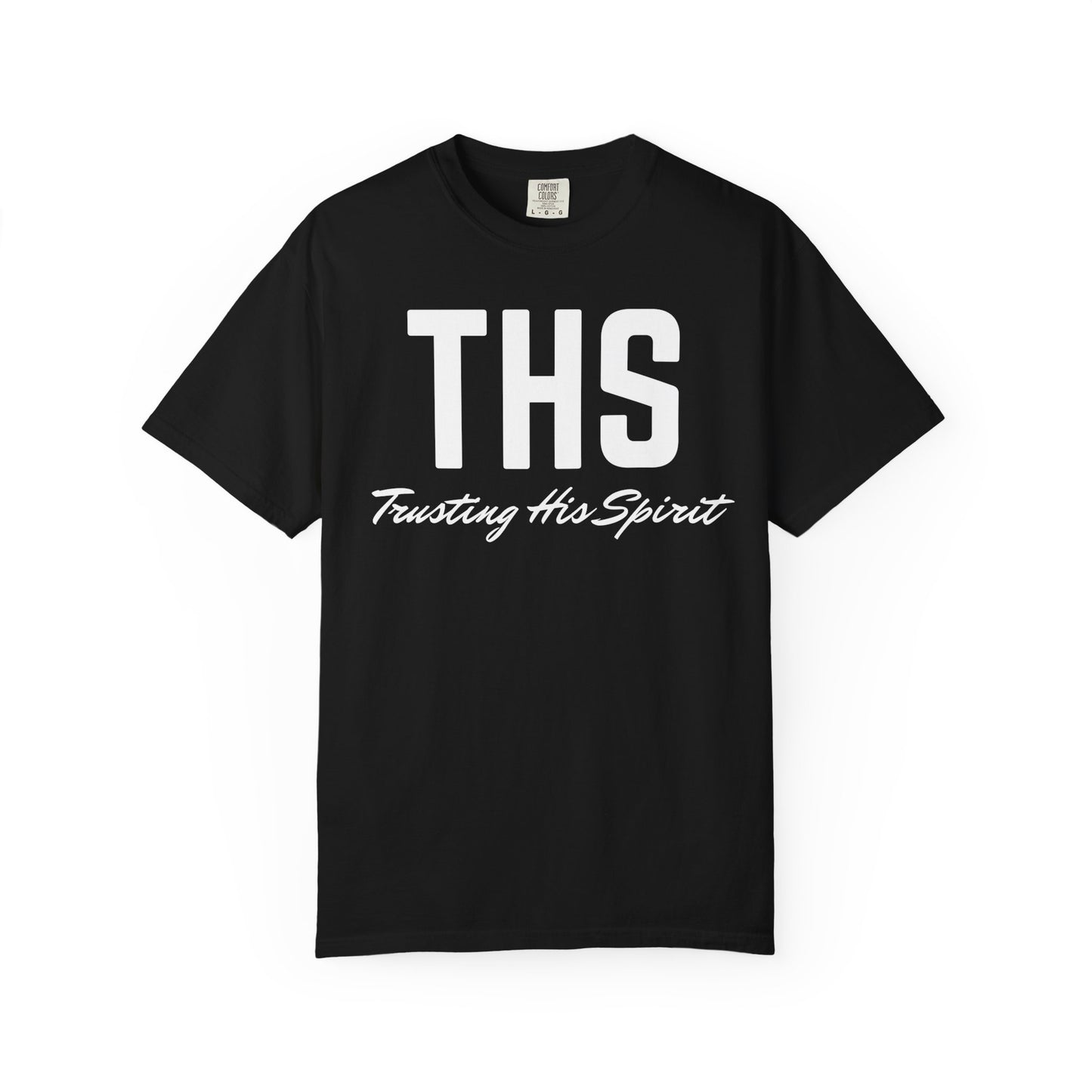 Adult THS Christian White Letters Heavyweight