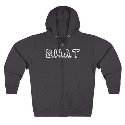 Swat Christian White Words Hoodie Zipper