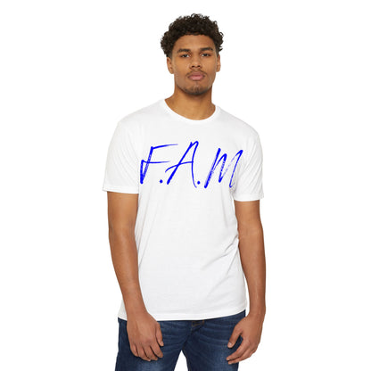 Fam Christian Blue Letters & Image Blended