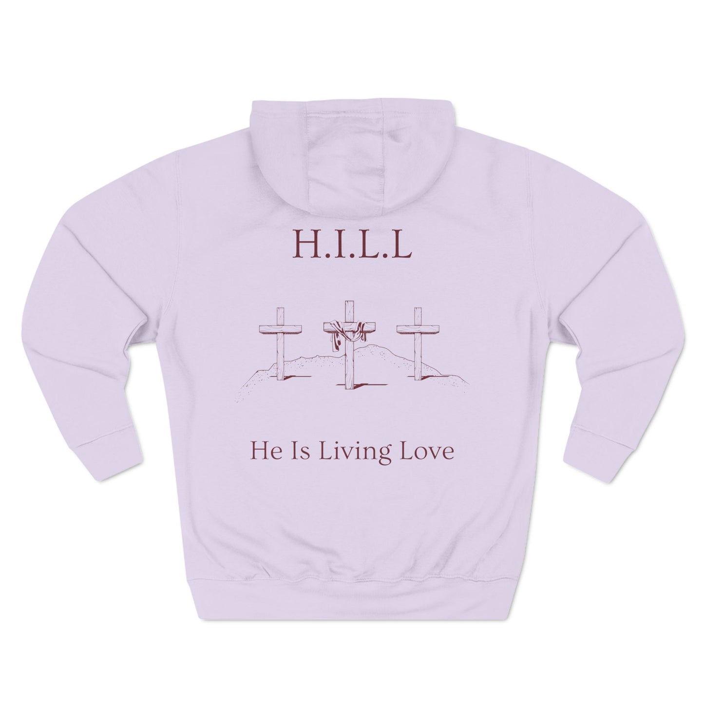 Hill Christian Marron Words Hoodie