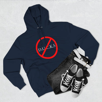 Adult Ducks Christian White Words Pullover Hoodie