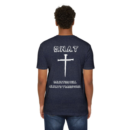 Adult Swat Christian White Words Premium tee