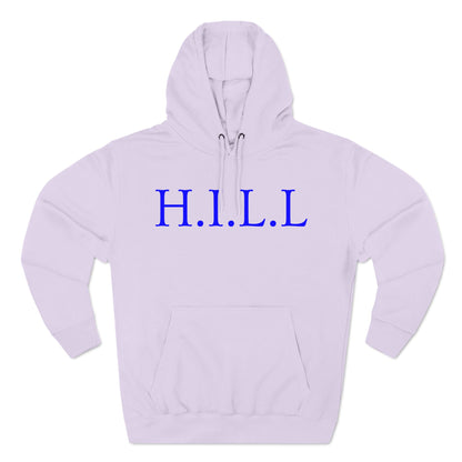 Hill Christian Blue Words Hoodie