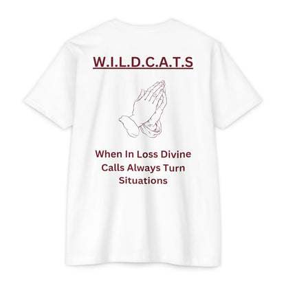 Wildcats Christian Marron Letters & Picture