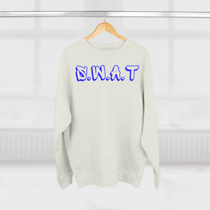 Swat Christian Blue Words Crewneck